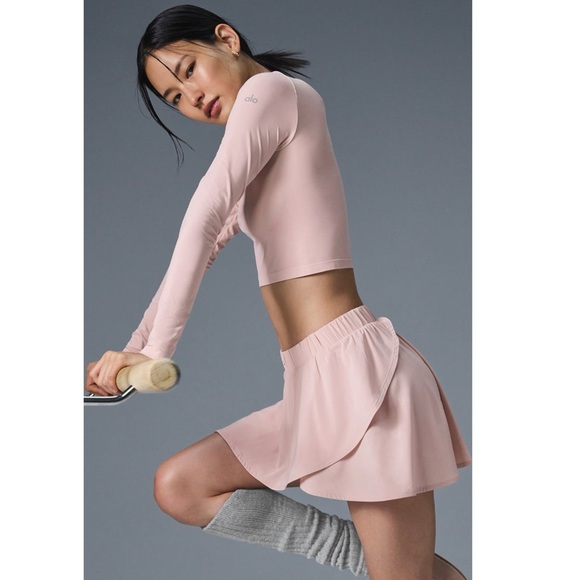ALO Yoga Freestyle Skirt in Ballet Pink, sz M - Picture 3 of 12